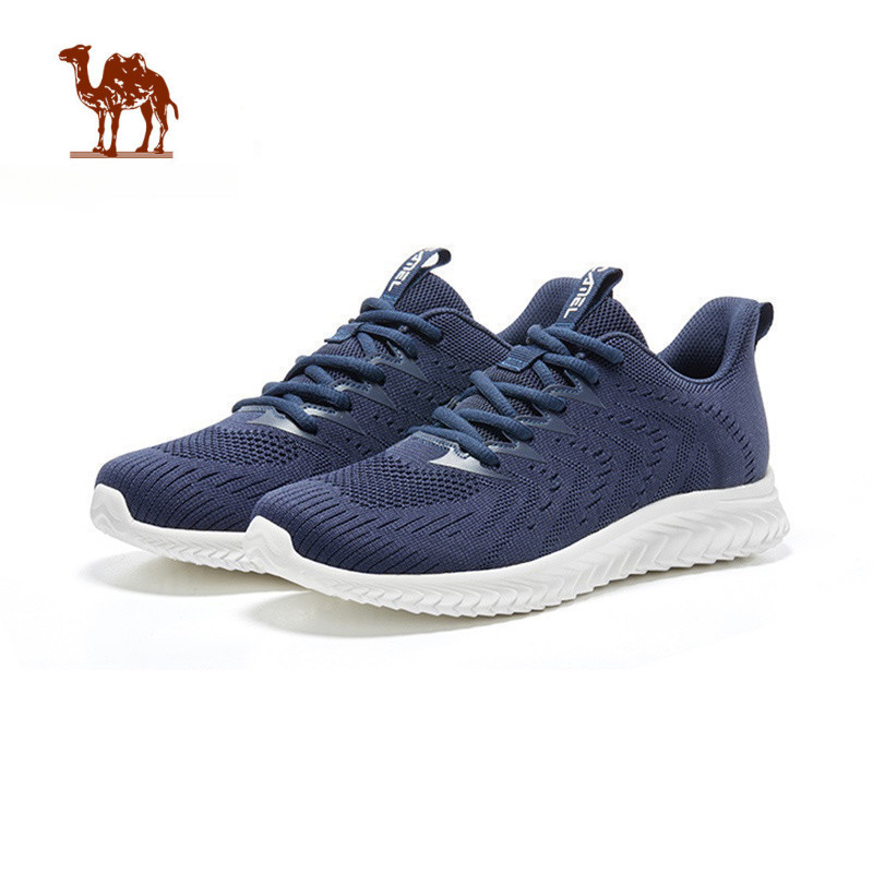 Ảnh CAMEL CROWN Giày Thể Thao canvas Phối Lưới Thoáng Khí Thích Hợp Chạy Bộ Cho Nam 1