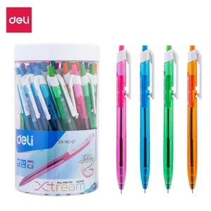 Bút bi dầu Deli - 0.7mm đầu bấm - EQ02836