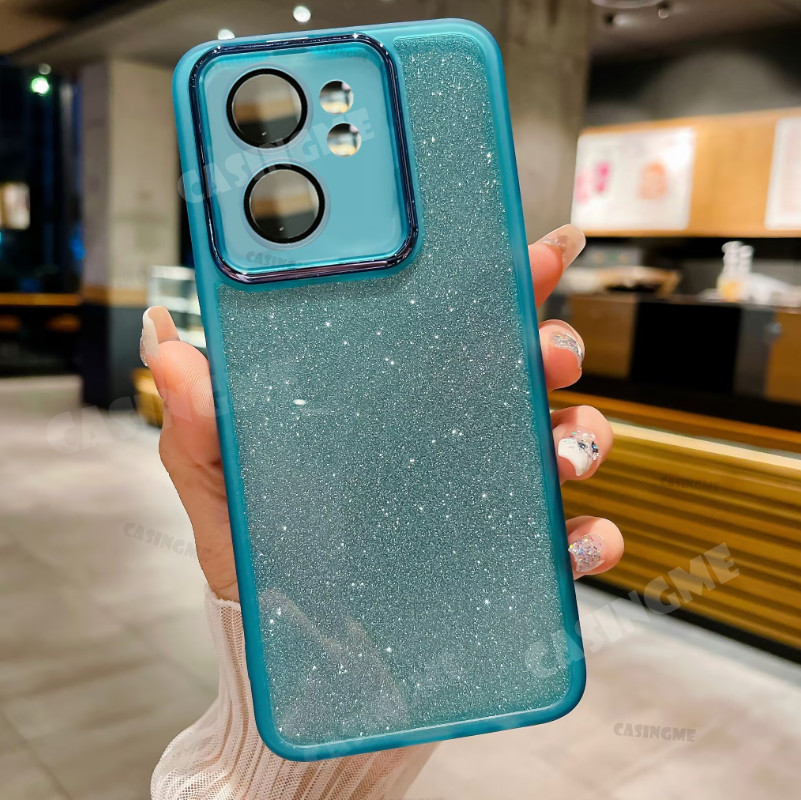 Oppo Reno13 F 5G 2025 Vỏ silicon mềm trong suốt lấp lánh cho OPPO Reno 13 Reno13F Reno13 F Pro 13F OppoReno13F 5G 4G Bling Vỏ điện thoại chống sốc Ốp lưng ống kính máy ảnh