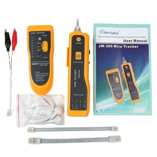 Máy kiểm tra cáp mạng LAN JW-360 Cat5 Cat6 RJ45 UTP STP Máy dò dây điện thoại