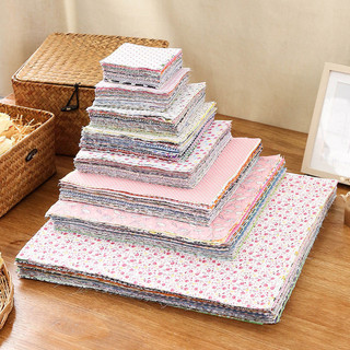 Cotton nguyên chất DIY chắp vá vải Handmade tự làm chắp vá Vải Baijia Hoạt hình Búp bê hoa Vải không đầu Vải cotton quấn chăn 100% cotton nguyên chất DIY vải chắp vá20250429