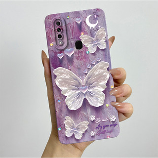 Dành Cho OPPO A31 2020 Ốp Lưng CPH2015 Thẩm Mỹ Hoa Bướm Đẹp Chống Sốc Silicon Mềm TPU Bảo Vệ Toàn Diện Vỏ Điện Thoại Cho OPPOA31 A8 2019 Vỏ