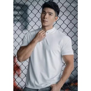 Áo sơ mi Polo thể hình cổ Henley khô nhanh thoáng khí mùa hè dành cho nam