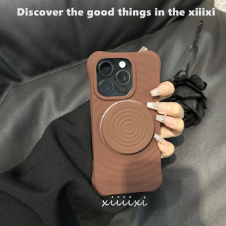 Ốp Điện Thoại Từ Silicon Lỏng Sang Trọng Thích Hợp Cho iPhone16 15 14 13 promax Camera Chống Sốc Bảo Vệ Lỗ Lớn Da Chống Rơi Ốp Lưng Mềm