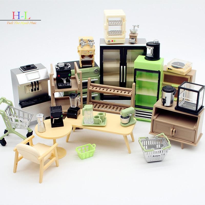 [XZNZMM] 1: 12 Nhà búp bê Thu nhỏ Lưới không gian Máy ép trái cây Đồ dùng nhà bếp Cảnh thu nhỏ Trang trí mô hình Phụ kiện nhà búp bê LMWU