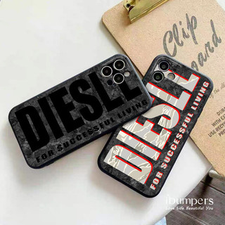 ibumpers Ốp Điện Thoại iPhone Cool Simple DIESLL Pattern Cho IPhone 16 15 14 12 13 11 Pro Max IP 7 8 Plus X XS XR Ốp Lưng Silicon Mềm Chống Sốc