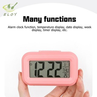 [ELOY] Đồng Hồ Báo Thức Để Bàn Đèn LED Điện Tử Decor Bàn Học Cute Hiển Thị Thời Gian, Ngày Tháng, Nhiệt Độ, Hẹn Giờ VN