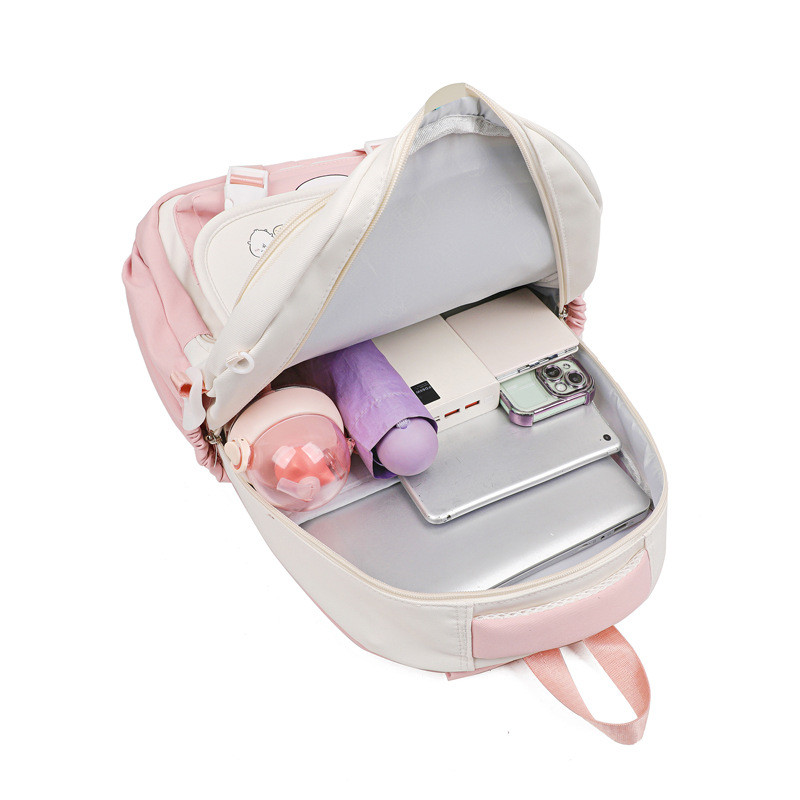 Ba Lô Chiikawa YT2 Dành Cho Học Sinh Dung Tích Lớn Nhẹ In Hình Nữ Dễ Thương Usagi School Bag TY2