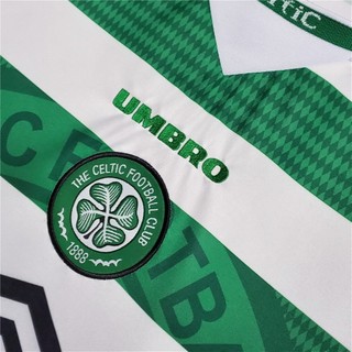 98 99 Celtic Home Retro Soccer Jersey Celts Football ÁO THUN 1998 1999