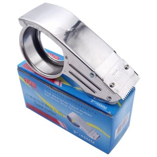 Máy cắt băng keo inox, hộp giữ băng keo kim loại, hàn kín 6CM ZSU1