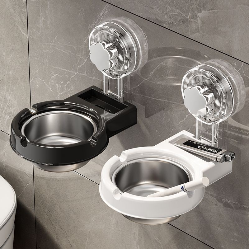 Cốc Hút Treo Tường Gạt Tàn Sáng Tạo Nhà Phòng Tắm Khay Tro Tàn Cho Nhà Vệ Sinh Phòng Khách