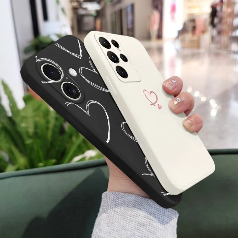 Ốp Điện Thoại Silicon Mềm Chống Sốc Cho Realme 14 14x C75 C75x GT Neo 6 SE GT6 C63 C61 13 14 Pro + Gemini Love Cover