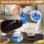 Máy pha cà phê Cold Brew, Bình đựng lọ miệng rộng 64oz có bộ lọc, Nắp tay cầm rót, Bình chống rò rỉ