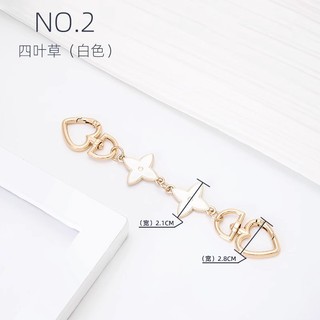 Phụ kiện túi Nolita 19: dây xích, dây nối ngọc trai, dây đeo, trang trí dưới cánh tay