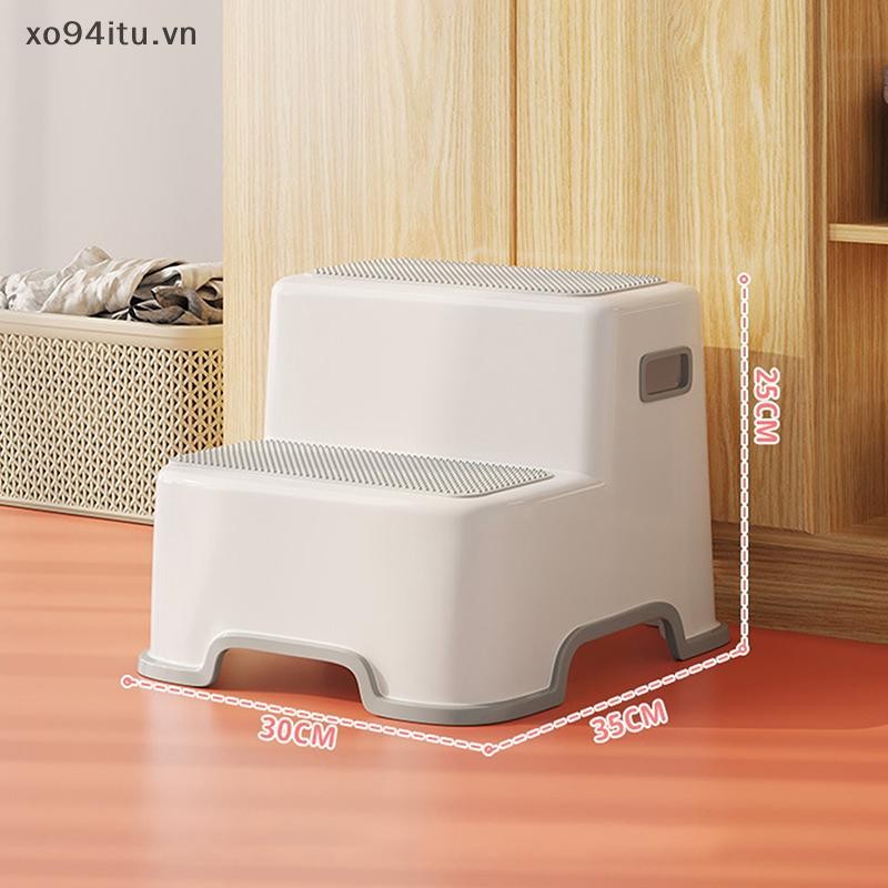 XOITU Trẻ Em Chậu Rửa Bước Phân Rửa Tay Bước Phân Bàn Chải Rửa Mặt Bước Vệ Sinh Chân Phân VN