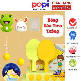 Bóng Bàn Treo Tường Bóng Bàn Ếch Xanh Thỏ Trắng Bóng Nhựa Bóng Bàn Treo Cho Bé Đồ Chơi Bóng Bàn-POPITOYS