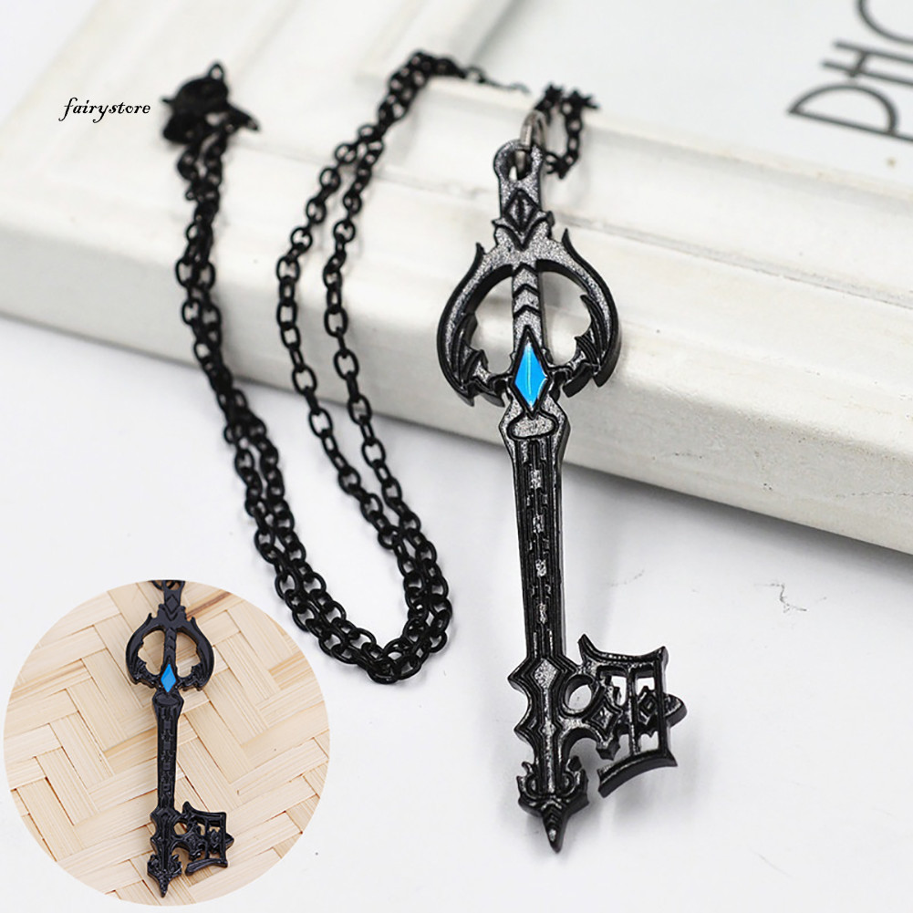 Fairystore| Vương Quốc Trái Tim Oblivion Keyblade Mặt Dây Chuyền Anime Vòng Cổ Quà Tặng Nam Nữ Trang Sức