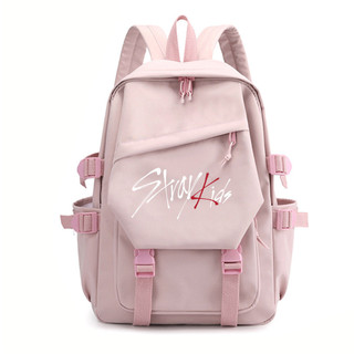 Stray Kids Kết Hợp Phong Cách Mới Hàng Hóa Cùng Phong Cách Ba Lô Ba Lô Dung Tích Lớn Học Tập Phiên Bản Hàn Quốc Học Sinh Nam Nữ
