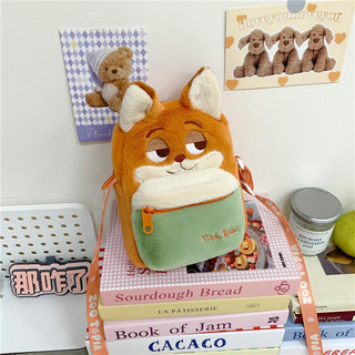 Ba lô Messenger Plush Zootopia - Túi đeo chéo dễ thương hợp thời trang để đi chơi