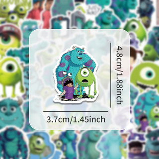 54 Chiếc Disney Monster Inc Dán Chống Thấm Nước DIY Notebook Điện Thoại Laptop Mũ Bảo Hiểm Xe Dán Đề Can
