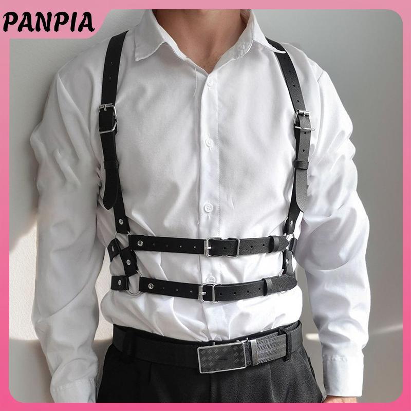 PNPIA- Dây Đeo Cho Nam Dây Đeo Dây Thắt Lưng Gợi Cảm Vai Bonding Ngực Quần Áo Thắt Lưng Da Quần Áo Kỳ Lạ Phụ Kiện