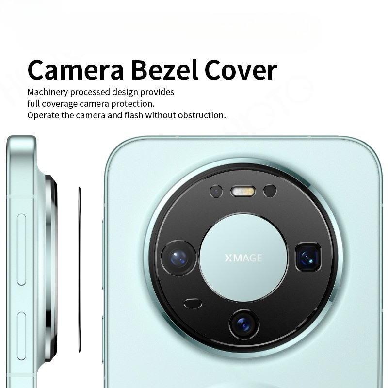Dành Cho Huawei Mate 80 Pro Max 70 60 Pro Plus X7 X6 X5 Nhôm Kim Loại Bảo Vệ Ống Kính Máy Ảnh 80RS 70Air 70Pro + 70RS 60Pro + 60RS Vỏ Phim Vòng Ống Kính Rỗng