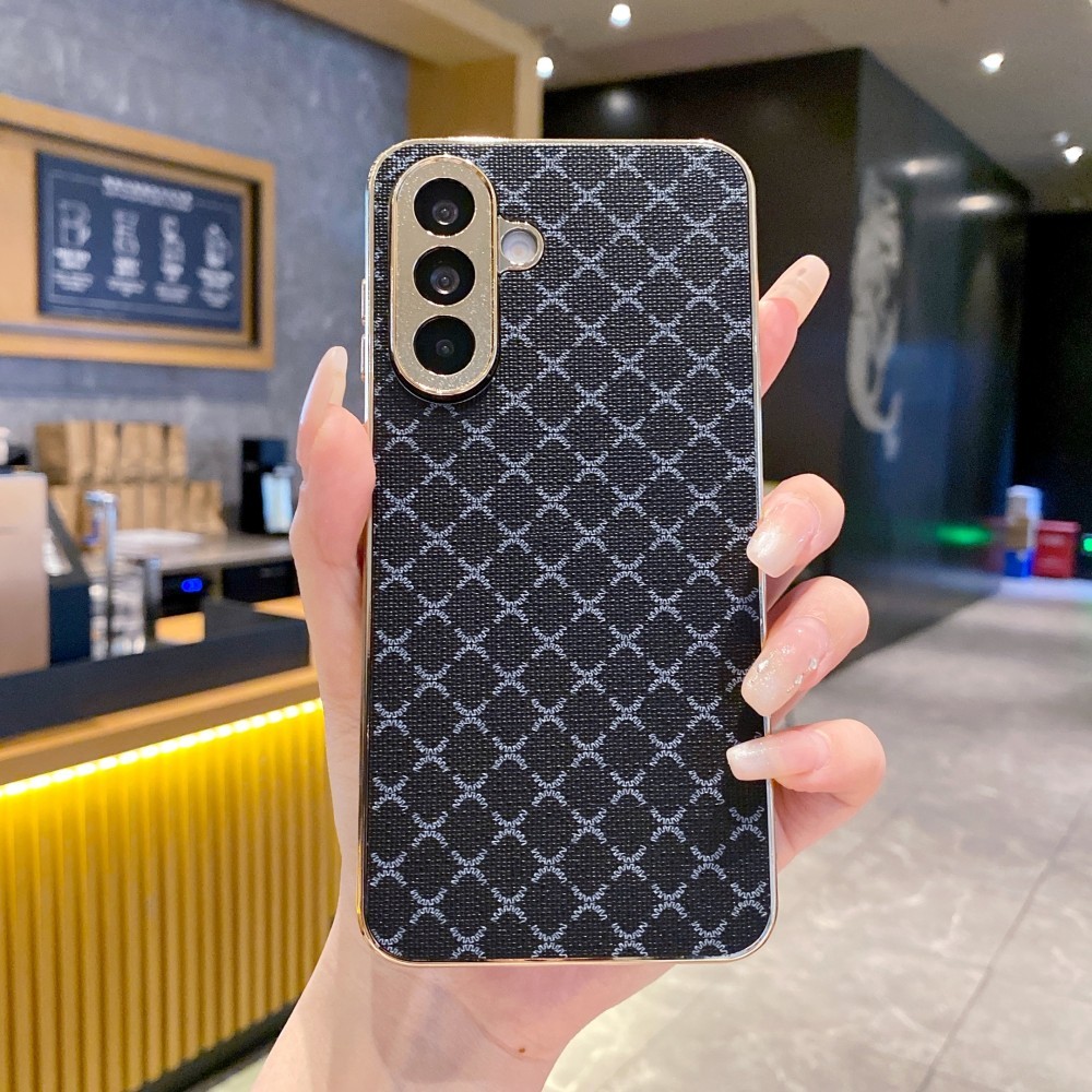 Ốp Điện Thoại Kẻ Sọc Cổ Điển Cho Samsung Galaxy A56 A55 A54 A53 A36 A35 A34 A26 A25 A24 A17 A16 A15 A14 A07 A06 S25 S24 S23 Ultra FE Plus S25 Edge 4G 5G Chống Rơi Thời Trang