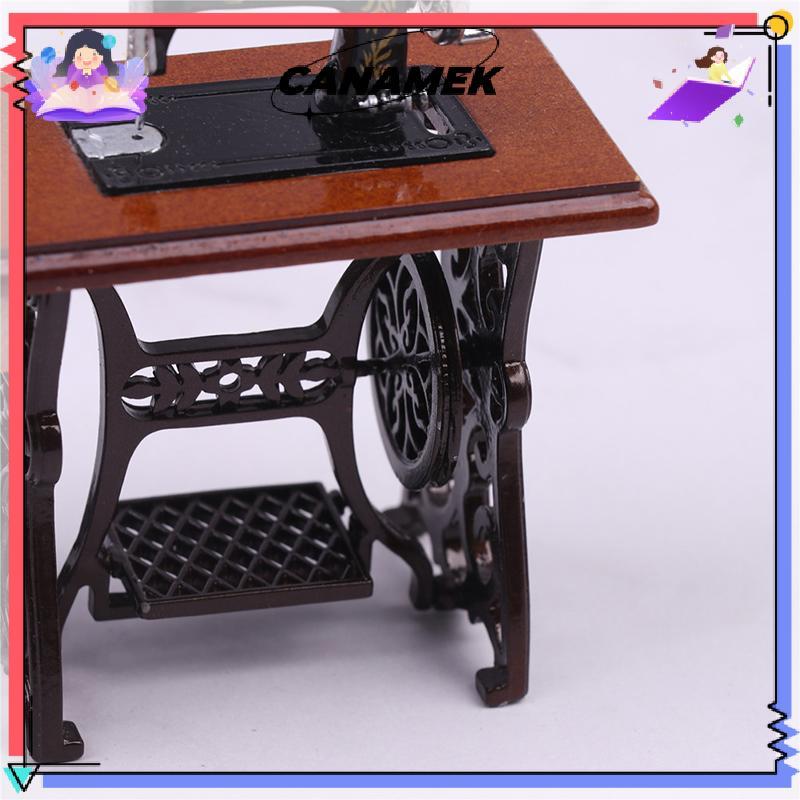 CANAMEK Trang trí nhà búp bê Nội thất thu nhỏ bằng gỗ có ren CSF