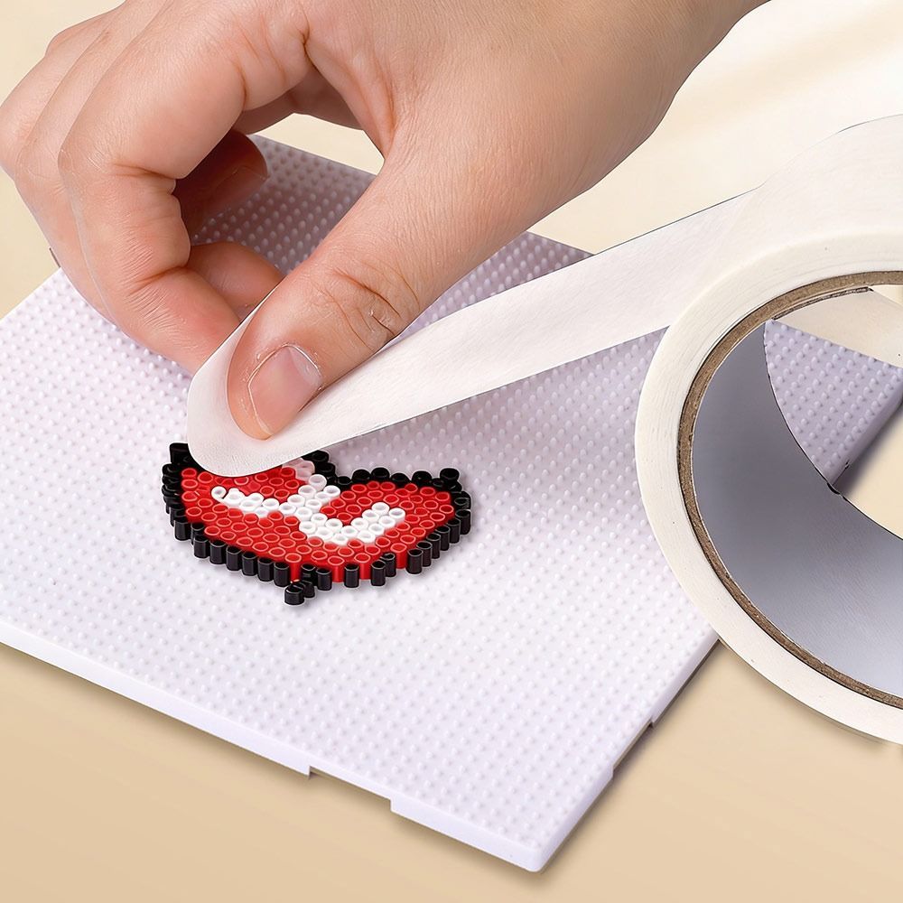 SNUGHOUSE Bản mẫu bảo vệ ủi Giấy, Không dư lượng Không chuyển đổi Perler Hạt Masking Tape, Perler Bead Tool Handmade Phụ kiện đồ chơi DIY Hạt Perler Giấy chịu nhiệt