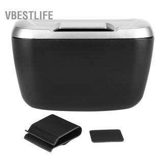VBESTLIFE Hộp đựng rác ô tô Weiyirot Thùng rác tự động có khóa có thể tháo rời Loại nắp lật ô tô Chất liệu ABS chất lượng Di động Kích thước nhỏ gọn cho xe tải
