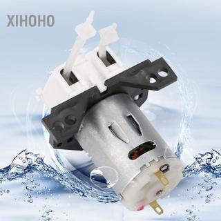 Xihoho Bơm nhu động DIY Định lượng Đầu ống DC12V/24V cho Máy bơm định lượng phòng thí nghiệm bể cá (12V 1 x 3)