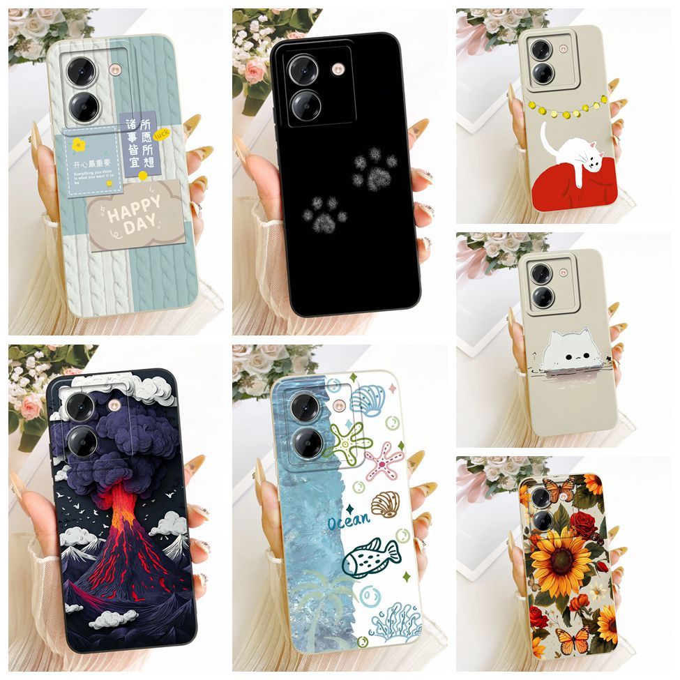 Dành Cho Poco M7 Pro 5G Ốp Lưng Silicon Thời Trang Sang Trọng Mát Kawaii Vỏ Sơn Dễ Thương 2409FPCC4G 2409FPCC4I
