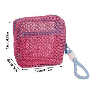 Túi đựng mỹ phẩm MEGOCE, có tay cầm Túi đựng sức chứa lớn, Ví đựng tiền xu màu Dopamine thời trang