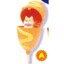 Hàng có sẵn Nhật Bản QUALIA Capsule Toy Puppy Ẩn trong ruột Hot Dog Trang trí Shiba Inu Dễ thương N9AH