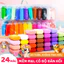 BỘ ĐẤT NẶN 24 MÀU CHO BÉ - Đất Sét Nặn Hình Cao Cấp, Không Dính Tay