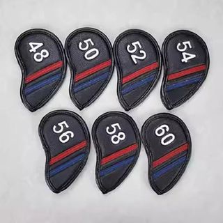 YONDR Golf Wedge Cover, Da PU 48 50 52 54 Độ Sand Wedge Headcover, Universal 56 58 60 Độ Angle Club Big Number Golf Club Cover Nam và Nữ
