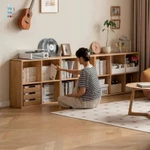 Kệ Sách Gỗ Đa Năng Phong Cách Nhật Bản Totoro House – Kệ Trang Trí Phòng Khách, Kệ Lưu Trữ Nhiều Ngăn Cao Cấp — ảnh 3