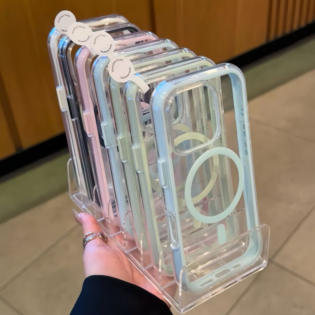 Túi khí thu hút từ trường áp dụng cho iPhone17promax apple 15/14 vỏ điện thoại 13promax 2 trong 12/11