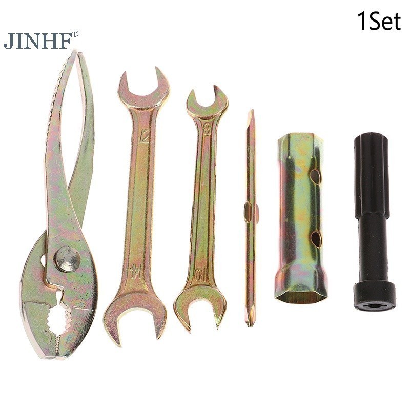 【24H】6pcs1 Bộ Dụng Cụ Cờ Lê Sửa Chữa Xe Máy / Xe Đạp Phổ Thông chữ t