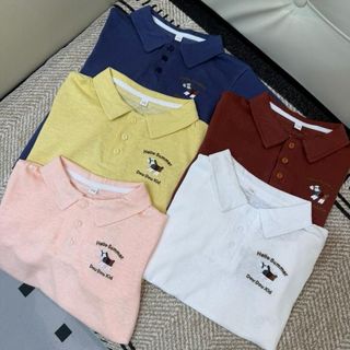 [DOU DOU KID] APL1 Áo Polo Trẻ Em Bé Trai Bé Gái Size 16-48kg,Chất Aó cotton hữu cơ cho bé trai và bé gái