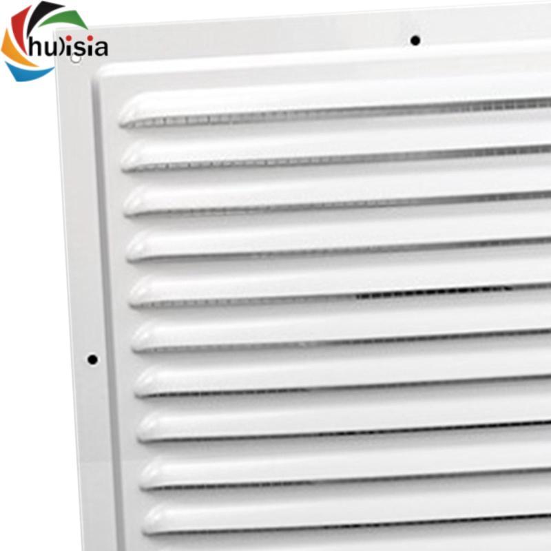 Hợp kim nhôm Lỗ thông hơi Lưới tản nhiệt màu trắng Chống thời tiết Louver Lưới che tường trần RV Garage Camper