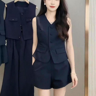 Bộ vest và quần short kiểu tweed cao cấp, thời thượng và sang trọng dành cho nữ, đi làm đi chơi đều đẹp