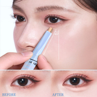 VEECCI  Bút kẻ mắt hai đầu dài tự nhiên Bút kẻ mắt hai đầu chống nhòe Phát triển màu sắc dễ sử dụng