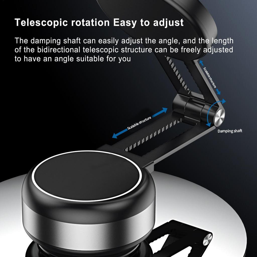 Vacuum Magnetic Phone Stand Phone Car Mount Retractable Holder Strong Magnetic Cellphone Stand Electric Vacuum pomervn