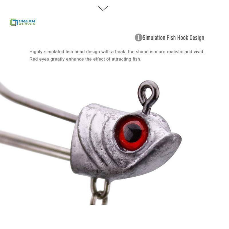 Dream Weaver - Móc Câu Cá Đầu Jig với nhiều kích thước từ 7g đến 17g