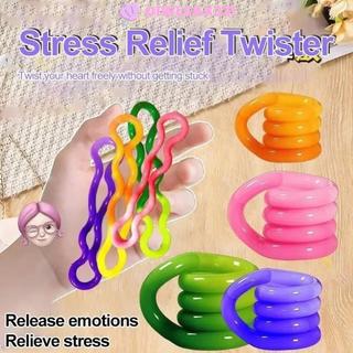 Đồ chơi xoắn OIWLSAX321, Đồ chơi Fidget có thể biến dạng màu cầu vồng, Thay đổi màu sắc tâm trạng Huấn luyện sự chú ý bằng nhiệt sắc Đồ chơi dây biến dạng cho trẻ em