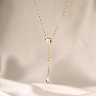 [Không han rỉ] Dây chuyền titan thiết kế trẻ trung thanh lịch cho nữ, thời trang phụ kiện cho nữ
