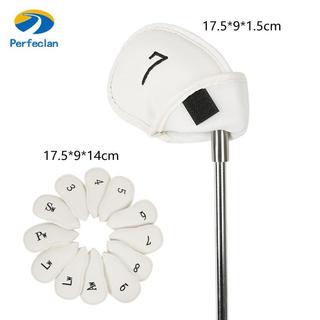 Đầu Gậy Golf Perfectlon 12 Chiếc - Bọc Đầu Gậy Da PU Cao Cấp, Chống Mài Mòn
