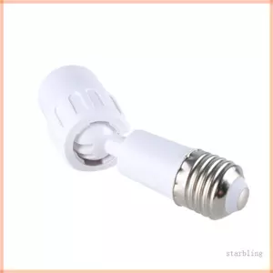 Bộ chuyển đổi mở rộng ổ cắm bóng đèn Star E27 Đèn chiếu sáng xoay 360 độ E27