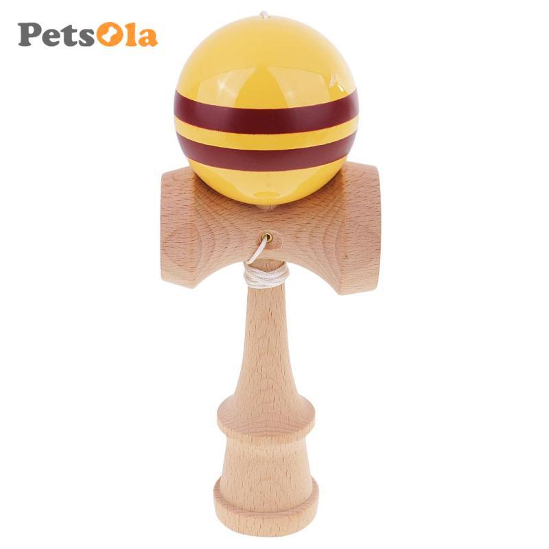 Kid Kendama Ball Sức khỏe Nhật Bản Trò chơi gỗ truyền thống Đồ chơi kỹ năng cân bằng